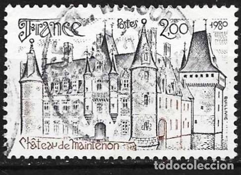 Sellos: Francia 1980 - Mi 2210 - YT 2082 - El castillo de Maintenon