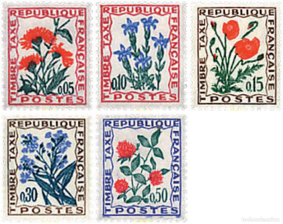 Sellos: 248149 MNH FRANCIA 1964 FLORES SILVESTRES