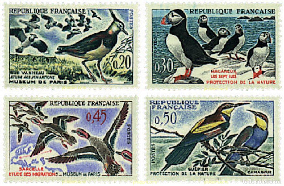 Sellos: 65502 MNH FRANCIA 1960 AVES