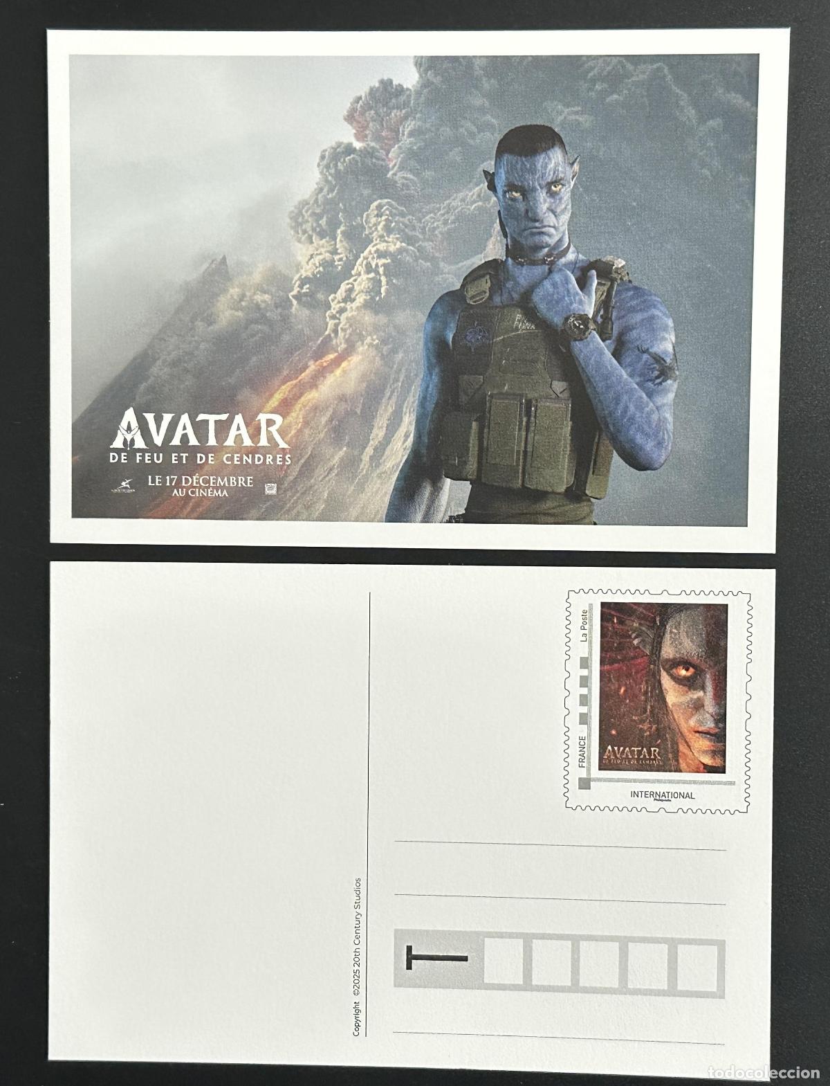 Sellos: Postal Completo France Avatar Of Fire and Ashes - Tarjeta presellada 2025