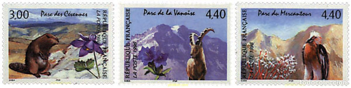 Sellos: 89325 MNH FRANCIA 1996 PARQUES NACIONALES