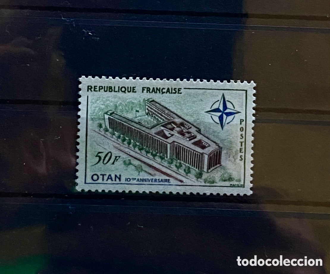 Sellos: Sellos, nuevo, de Francia 1959. Yvert 1228 Edificios