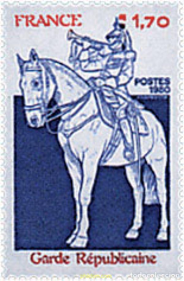Sellos: 65780 MNH FRANCIA 1980 GUARDIA REPUBLICANA