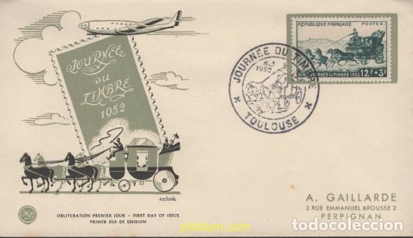 Sellos: 402405 MNH FRANCIA 1952 DIA DEL SELLO