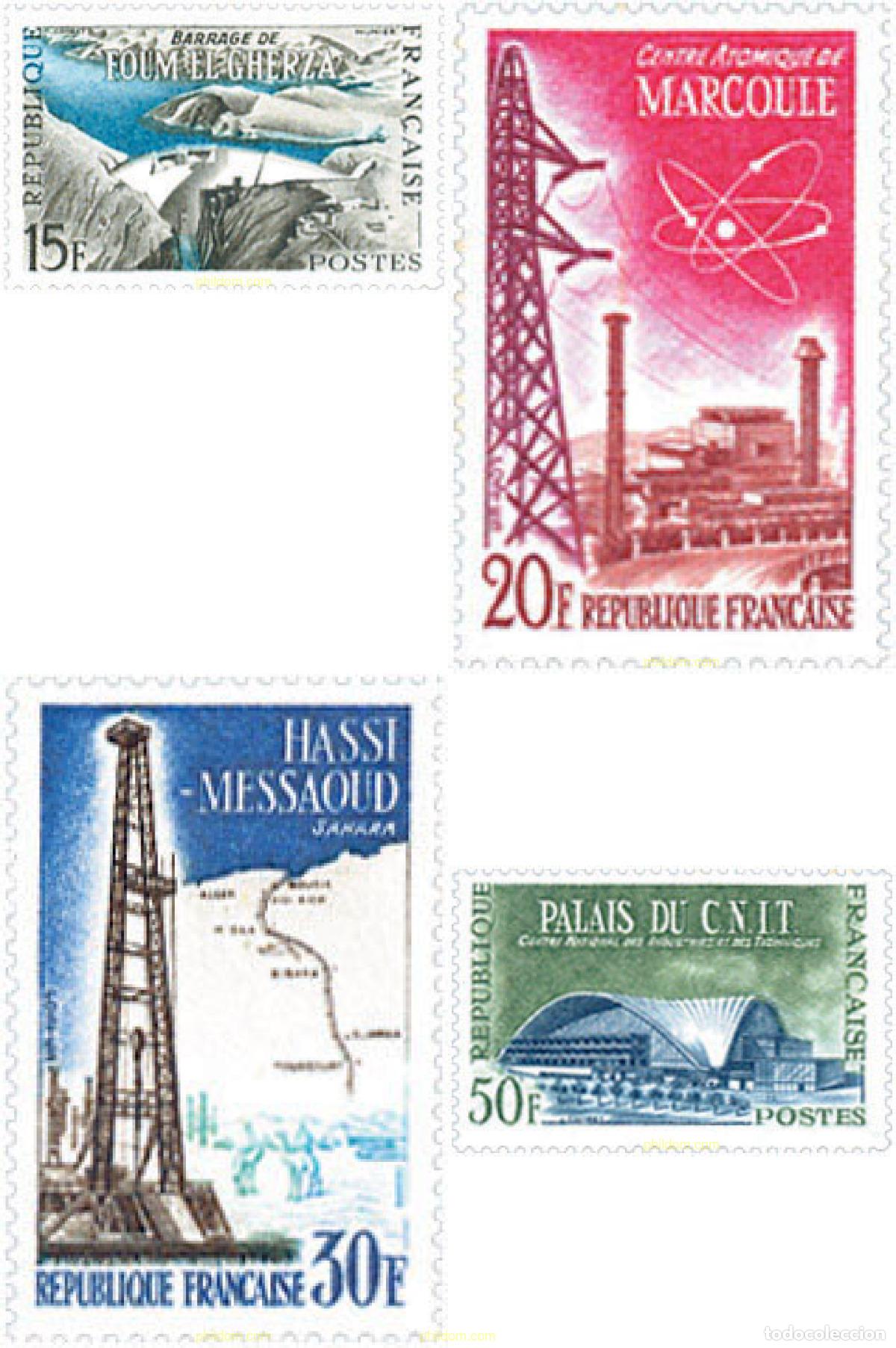Sellos: 65499 MNH FRANCIA 1959 ARQUITECTURA