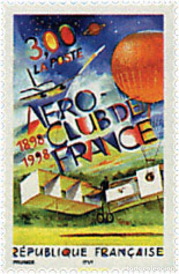 Selos: 65939 MNH FRANCIA 1998 CENTENARIO DEL AERO-CLUB DE FRANCIA