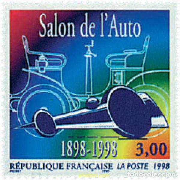 Sellos: 53416 MNH FRANCIA 1998 CENTENARIO DEL SALON DEL AUTOMOVIL