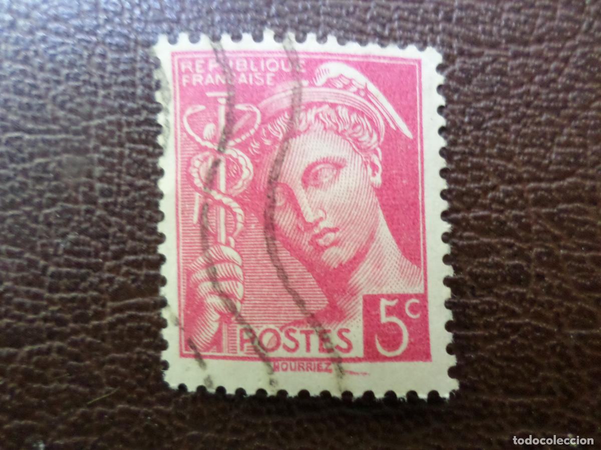 Sellos: +francia, 1938, mercurio, Yvert 406
