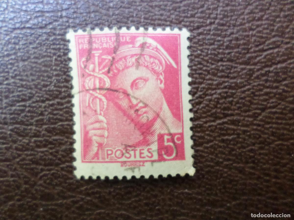 Sellos: +francia, 1938, mercurio, Yvert 406