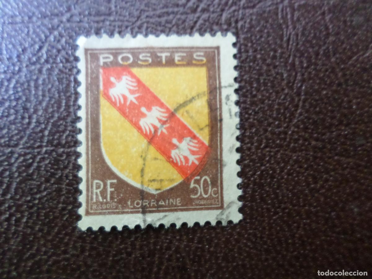 Sellos: +francia, 1946, escudos de provincias, lorraine, Yvert 757