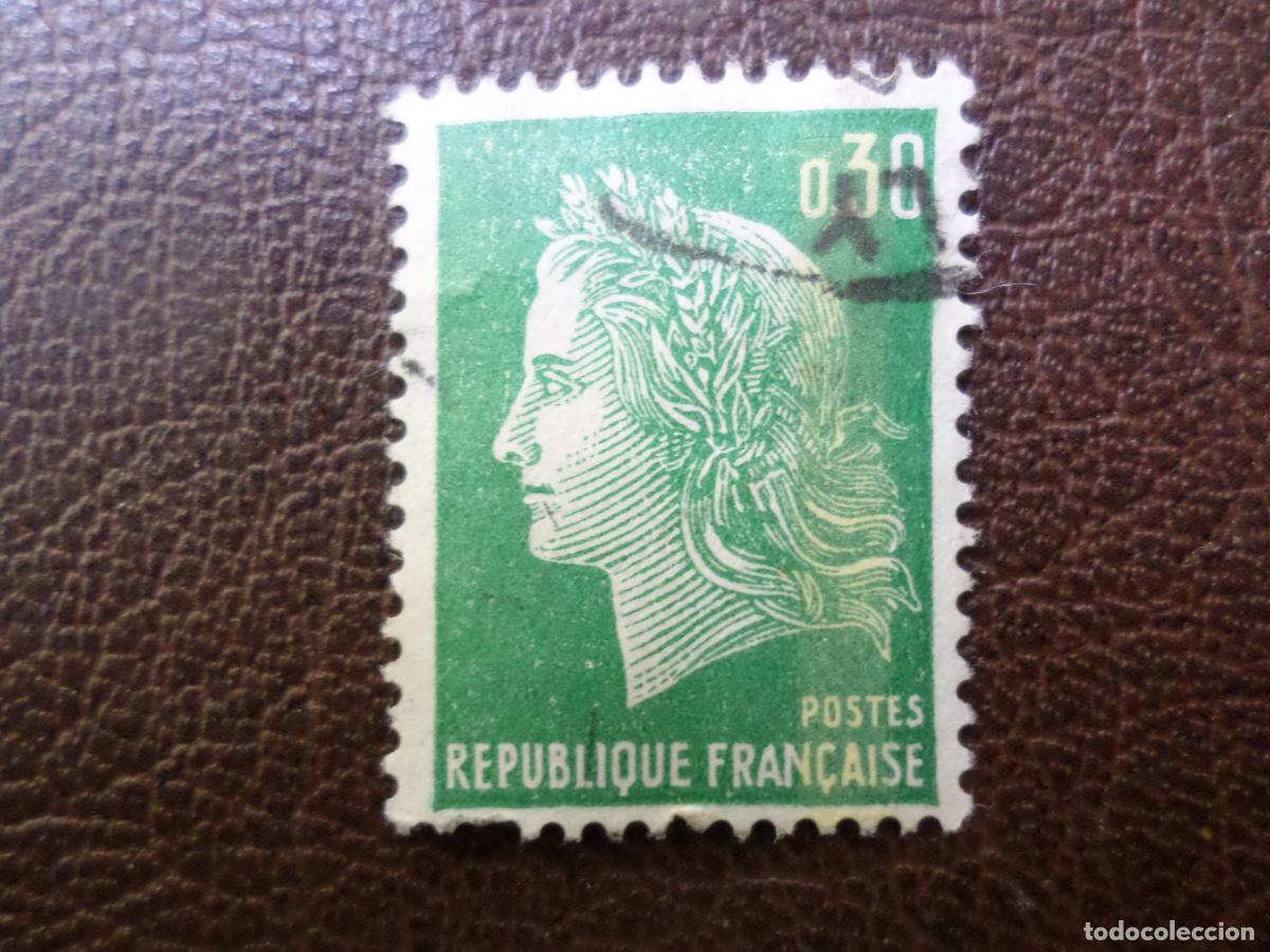 Sellos: +francia, 1967, marianne, Yvert 1536A