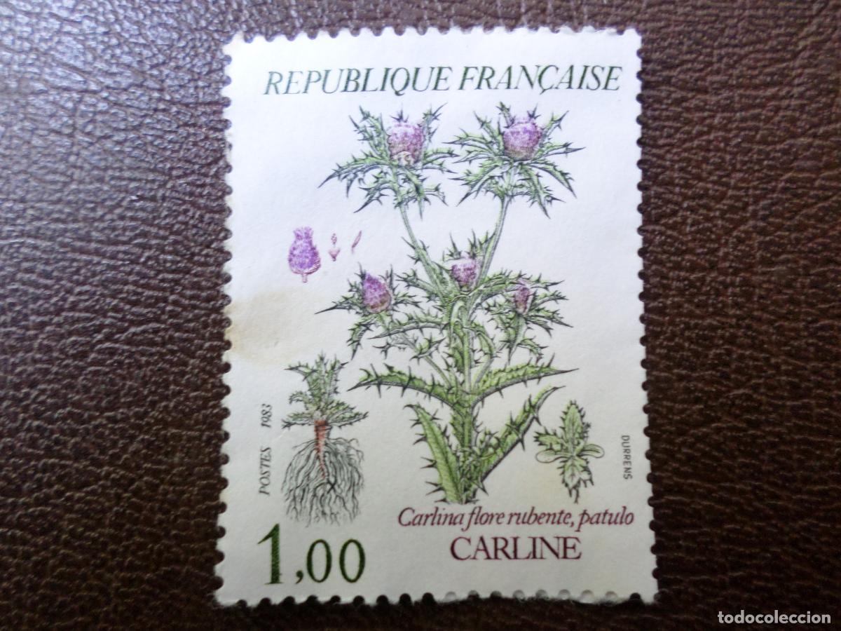 Sellos: +francia, 1983, flores de monta&ntilde;a, Yvert 2266