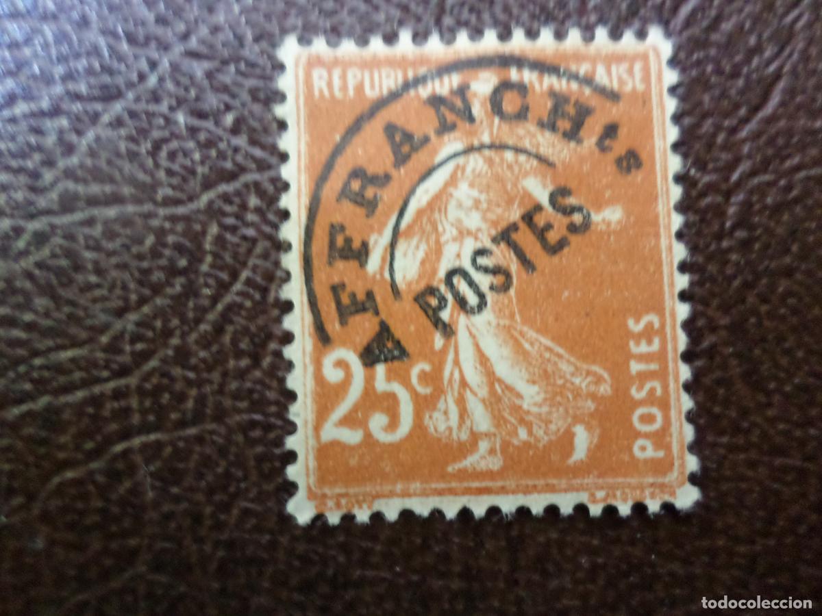 Sellos: +francia, 1922, Yvert 57 preobliterado