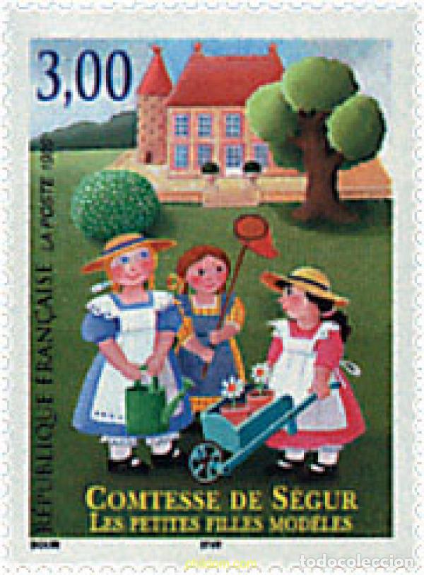 Sellos: 89357 MNH FRANCIA 1999 BICENTENARIO DEL NACIMIENTO DE LA CONDESA DE SEGUR
