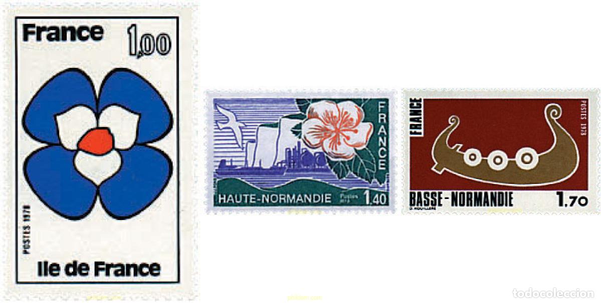 Sellos: 89350 MNH FRANCIA 1978 REGIONES DE FRANCIA