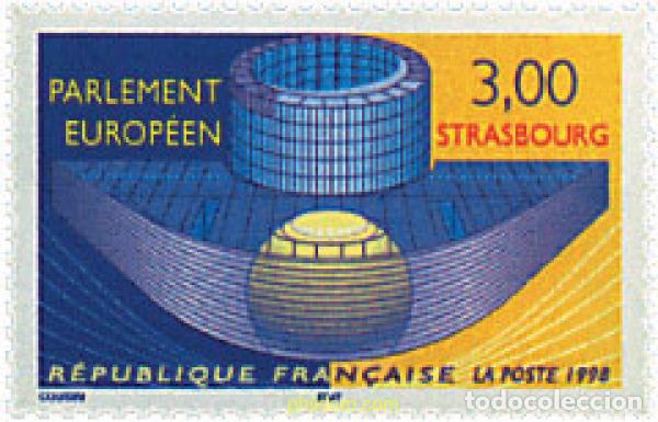 Sellos: 53428 MNH FRANCIA 1998 NUEVO EDIFICIO DEL PARLAMENTO EUROPEO