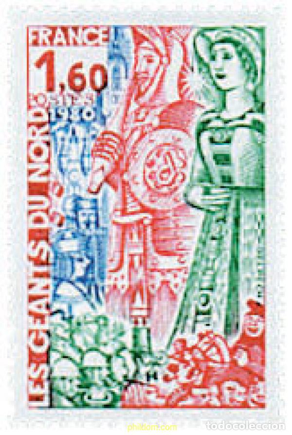 Sellos: 37093 MNH FRANCIA 1980 LOS GIGANTES DEL NORTE
