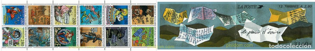 Sellos: 2938 MNH FRANCIA 1993 EL PLACER DE ESCRIBIR