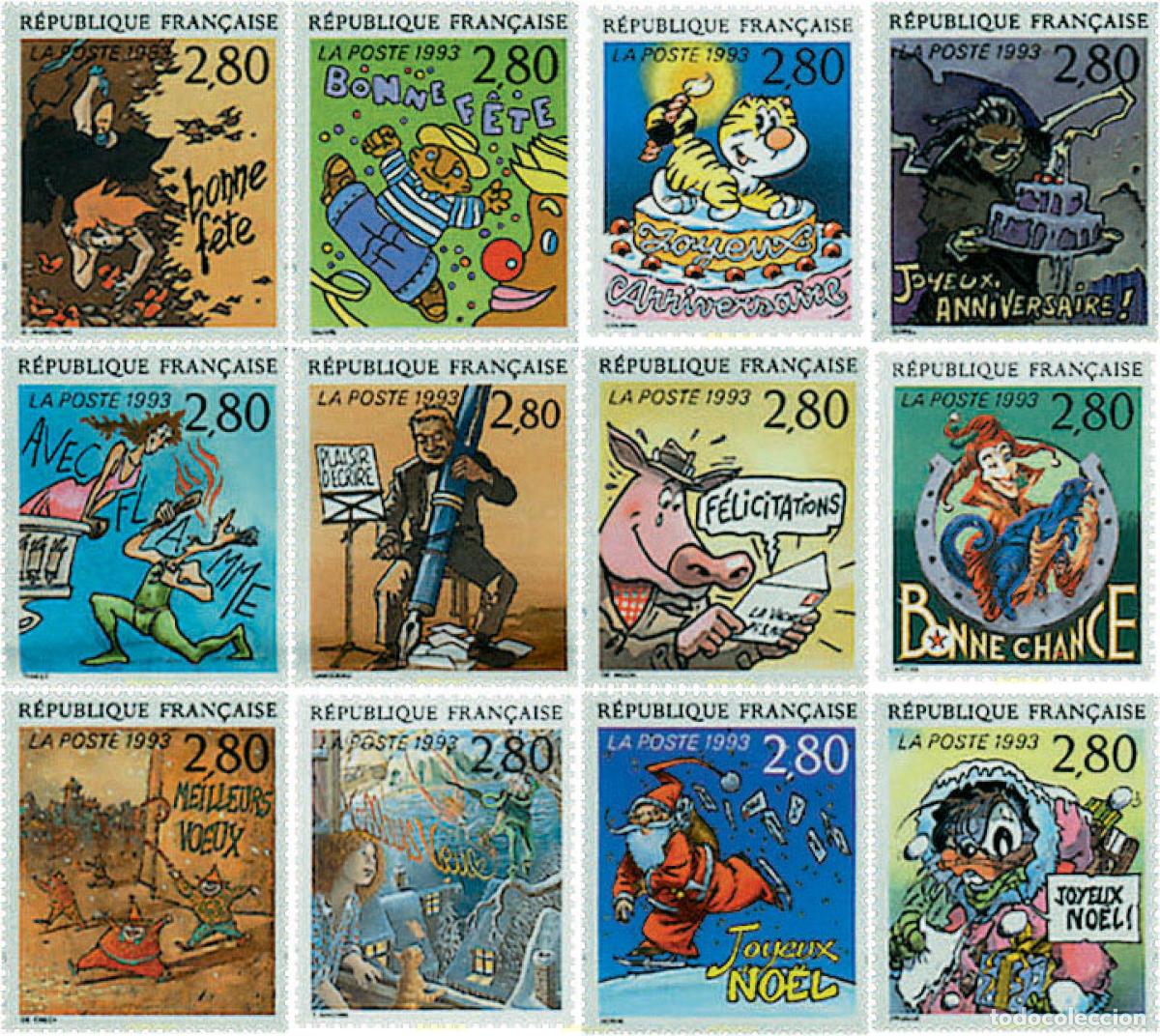 Sellos: 65890 MNH FRANCIA 1993 EL PLACER DE ESCRIBIR