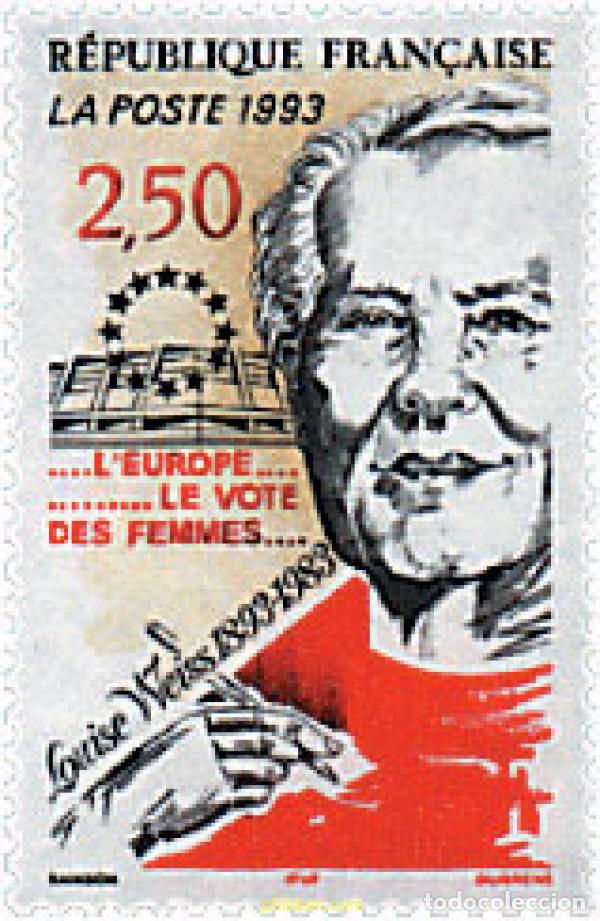 Sellos: 36327 MNH FRANCIA 1993 ANIVERSARIOS DE LUISA WEISS