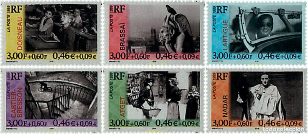 Sellos: 88562 MNH FRANCIA 1999 PERSONAJES CELEBRES. FOTOGRAFIAS