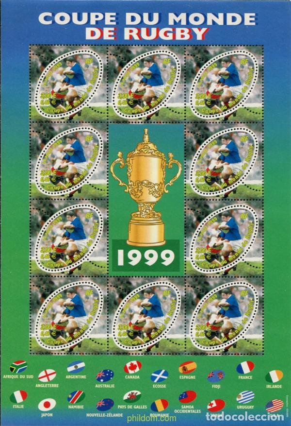 Sellos: 11397 MNH FRANCIA 1999 COPA DEL MUNDO DE RUGBY 1999