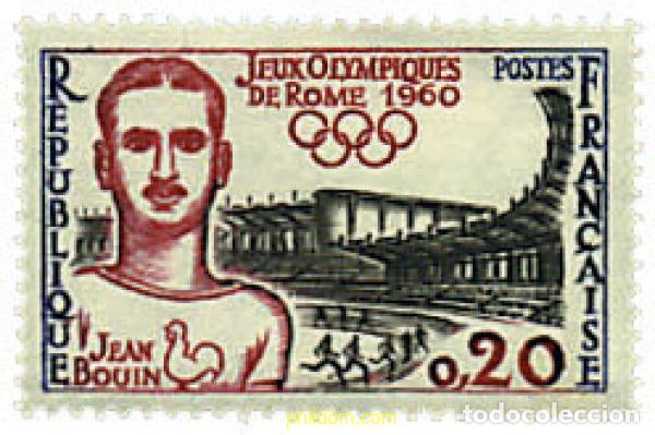 Sellos: 65501 MNH FRANCIA 1960 17 JUEGOS OLIMPICOS VERANO ROMA 1960