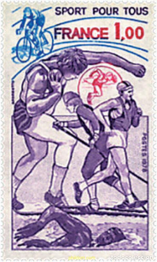 Sellos: 65769 MNH FRANCIA 1978 DEPORTE PARA TODOS