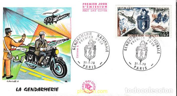 Sellos: 376866 MNH FRANCIA 1970 GENDARMERIA NACIONAL