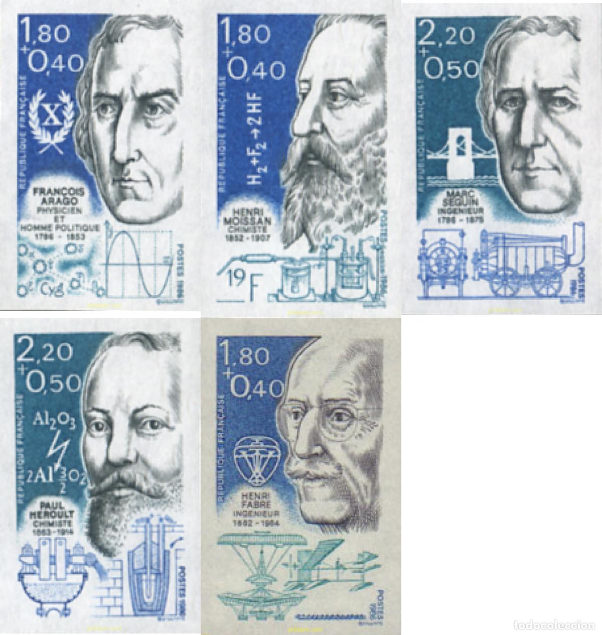 Sellos: 16821 MNH FRANCIA 1986 PERSONAJES CELEBRES