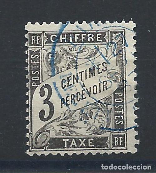 Sellos: France Taxe N&deg;12 Obl (FU) 1882 - Type Duval