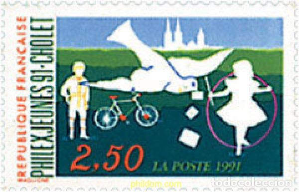 Sellos: 70695 MNH FRANCIA 1991 JUEGOS INFANTILES