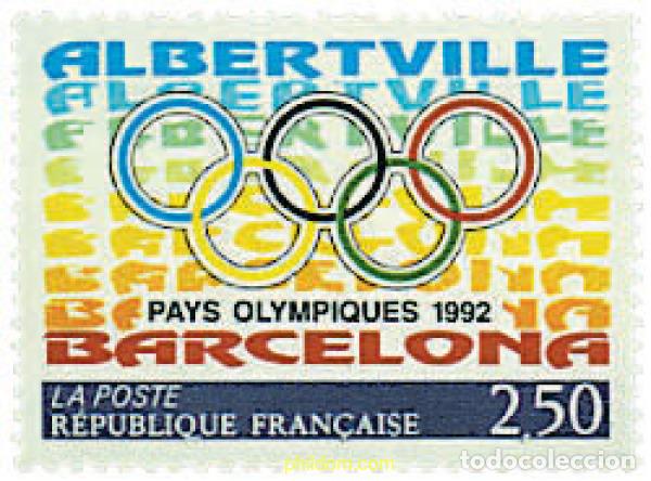 Sellos: 70770 MNH FRANCIA 1992 25 JUEGOS OLIMPICOS VERANO BARCELONA 1992 - 16 JUEGOS OLIMPICOS INVIERNO. AL