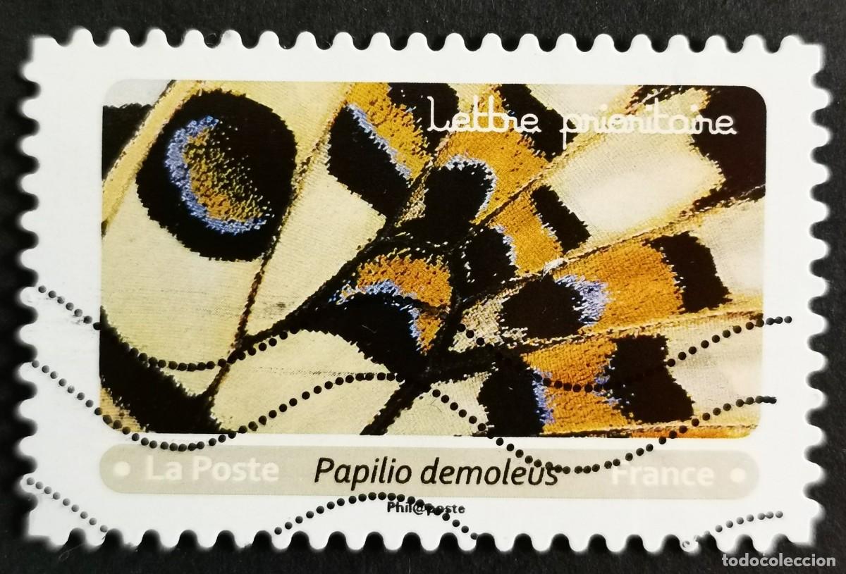 Sellos: Sello Francia 2020, Alas mariposa: Papilio demoleus, Sin Valor Facial Michel: FR 7513