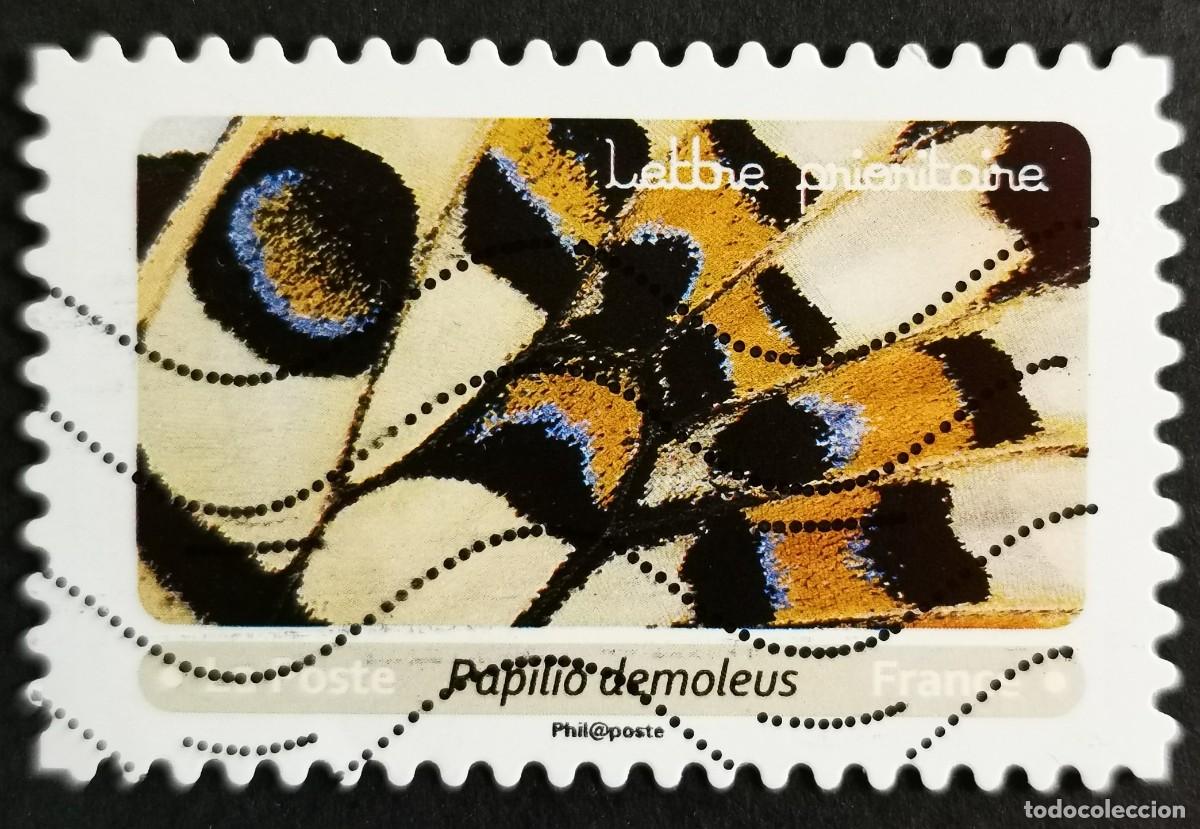 Sellos: Sello Francia 2020, Alas mariposa: Papilio demoleus, Sin Valor Facial Michel: FR 7513
