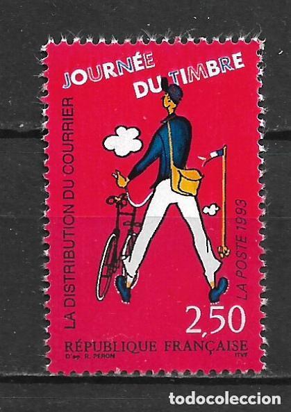 Sellos: francia 1993 scott 2325 ** mnh 1.80&euro;- 33/43