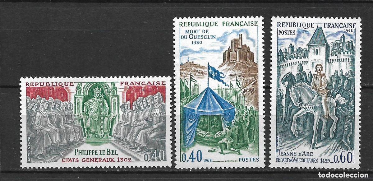 Sellos: francia 1968 scott 1227-1229 ** mnh 1.50&euro;- 19/7