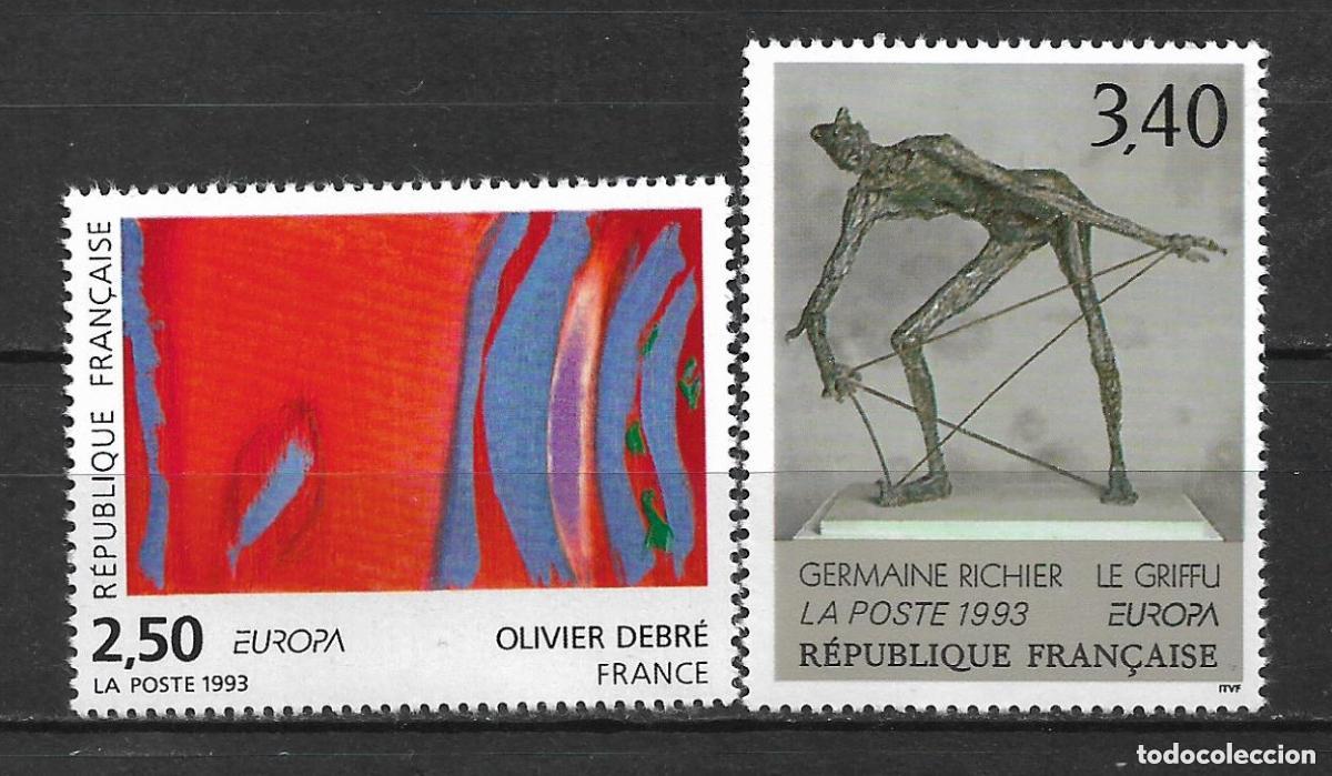 Sellos: francia 1993 scott 2329/2330 ** mnh 2.70&euro; - 19/15