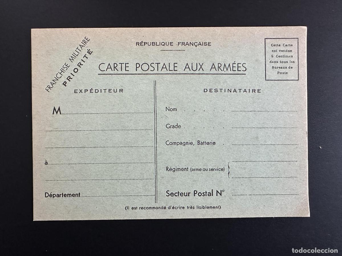 Sellos: Francia 1938 TS14-CL1 Escudo de Ile-de-France Card-Lettre Completo 1er sorteo