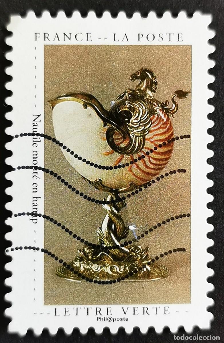 Sellos: Sello Francia 2020, Curiosidades: Concha de nautilo montada, Sin Valor Facial Michel: FR 7548