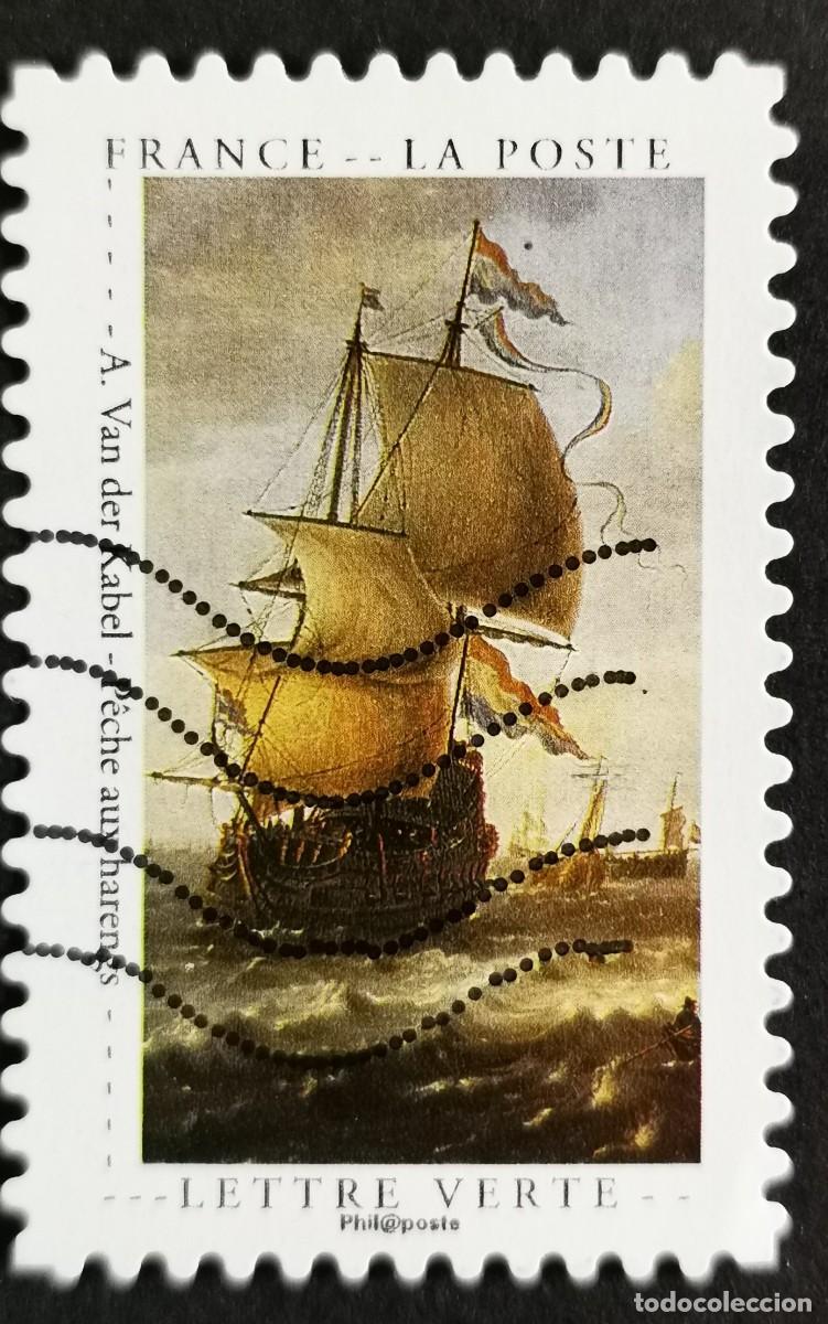Sellos: Sello Francia 2020, Curiosidades: &rdquo;Pesca de arenques&rdquo; de A. van de, Sin Valor Facial Michel: FR 7551