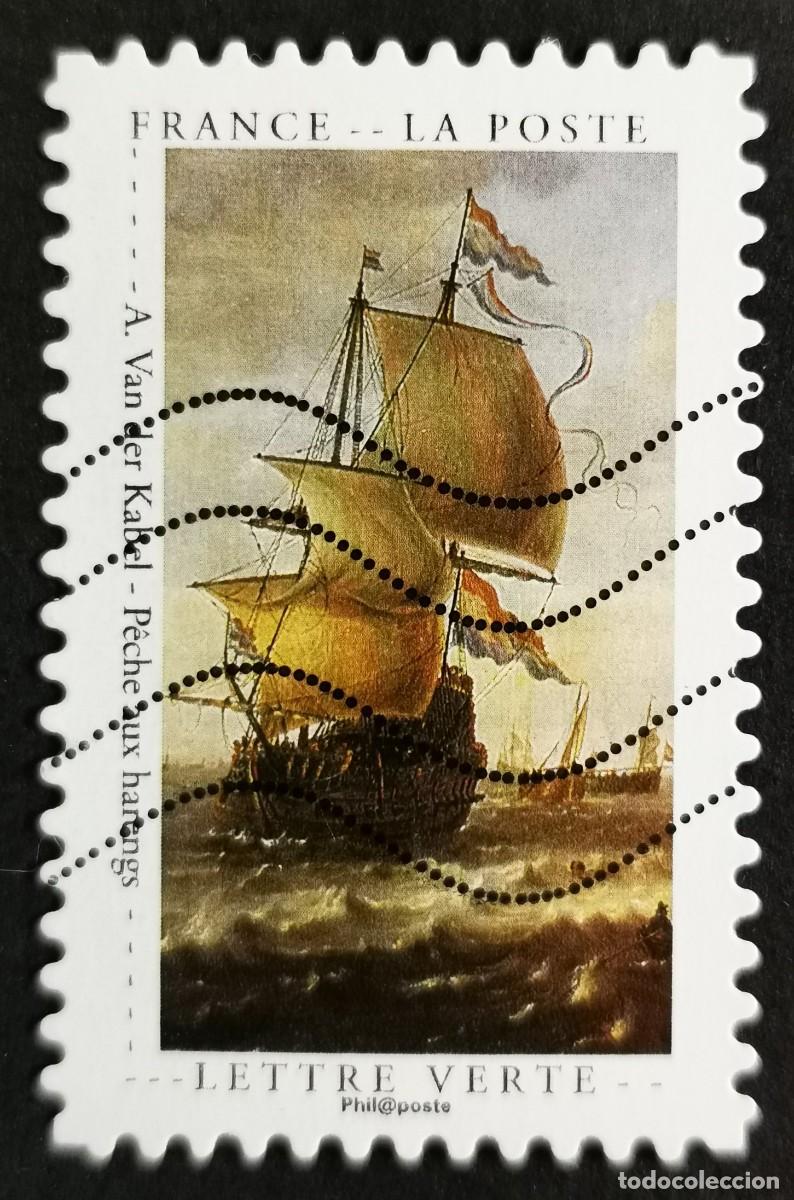 Sellos: Sello Francia 2020, Curiosidades: &rdquo;Pesca de arenques&rdquo; de A. van de, Sin Valor Facial Michel: FR 7551
