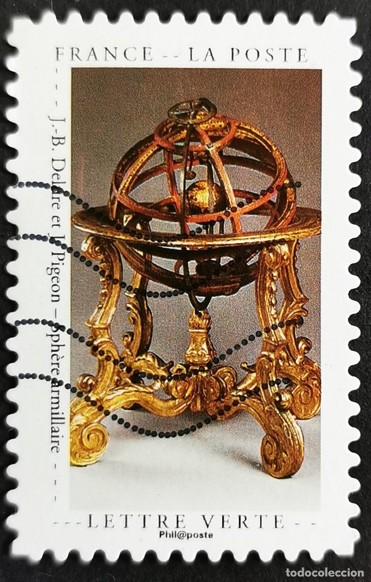 Sellos: Sello Francia 2020, Curiosidades: Astrolabio esf&eacute;rico de JB Delure, Sin Valor Facial Michel: FR 7557