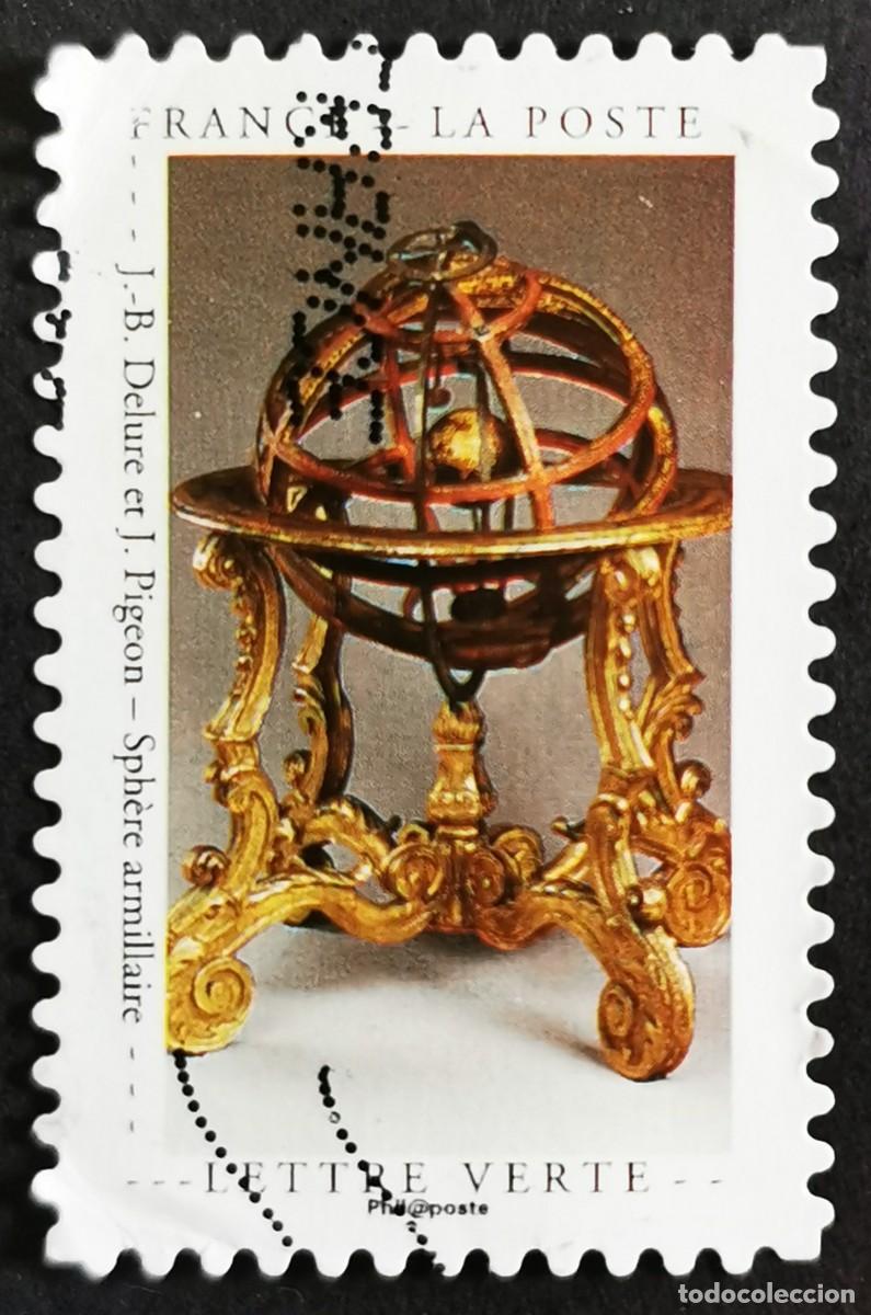 Sellos: Sello Francia 2020, Curiosidades: Astrolabio esf&eacute;rico de JB Delure, Sin Valor Facial Michel: FR 7557