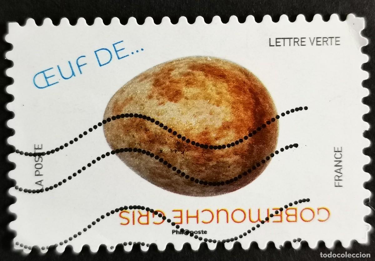 Sellos: Sello Francia 2020, Huevos aves: Huevo de papamoscas gris (Muscica, Sin Valor Facial Michel: FR 7568