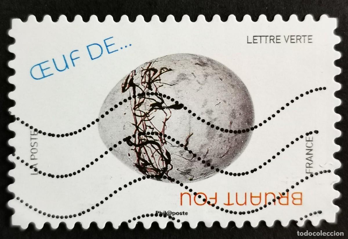 Sellos: Sello Francia 2020, Huevos aves: Huevo de gorri&oacute;n loco (Emberiza c, Sin Valor Facial Michel: FR 7571