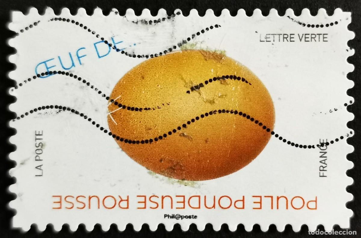 Sellos: Sello Francia 2020, Huevos aves: Huevo de gallina (gallo dom&eacute;stico, Sin Valor Facial Michel: FR 7574