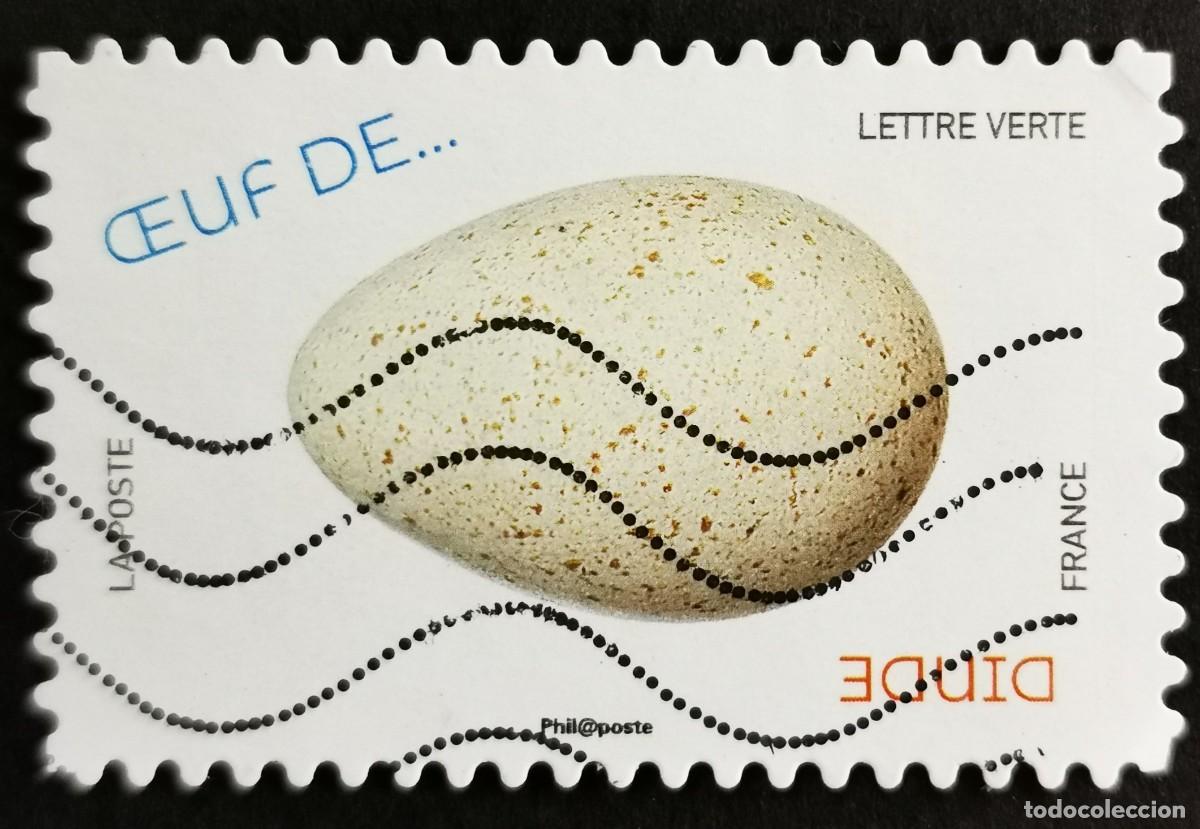 Sellos: Sello Francia 2020, Huevos aves: Huevo de pavo dom&eacute;stico (Meleagri, Sin Valor Facial Michel: FR 7575