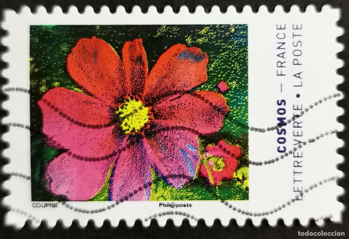 Sellos: Sello Francia 2020, Colores de la flor Cosmos Sin Valor Facial Michel: FR 7583