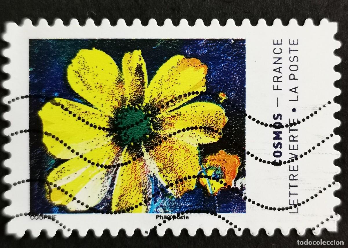Sellos: Sello Francia 2020, Colores de la flor Cosmos Sin Valor Facial Michel: FR 7584